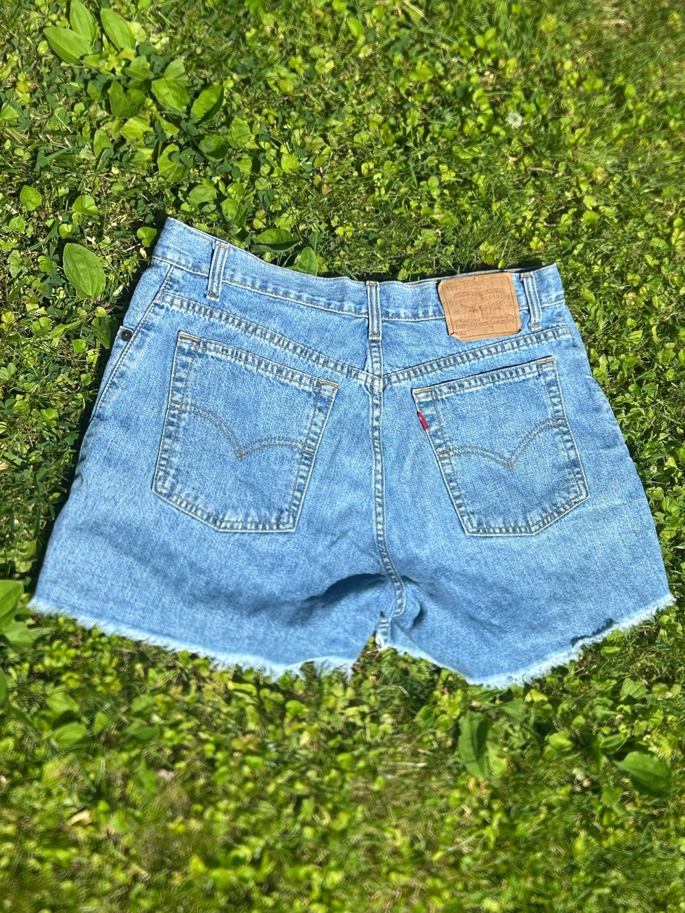 vintage levis size 12 555 guys fit jean shorts